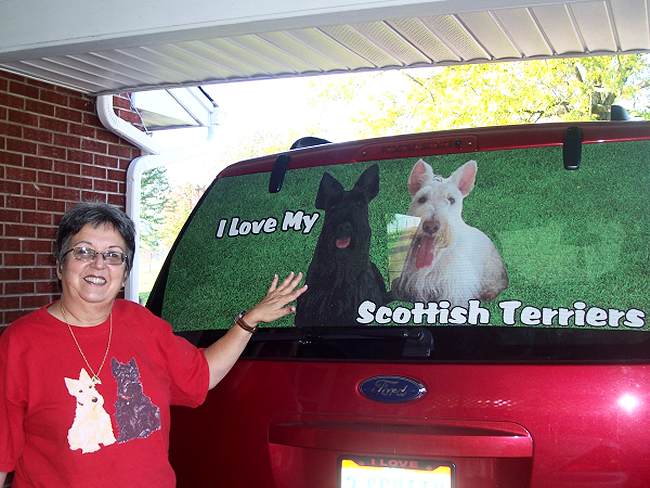 Scottie Car Decal